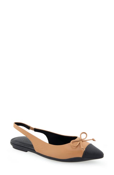 Donna Cap Toe Slingback (Women)