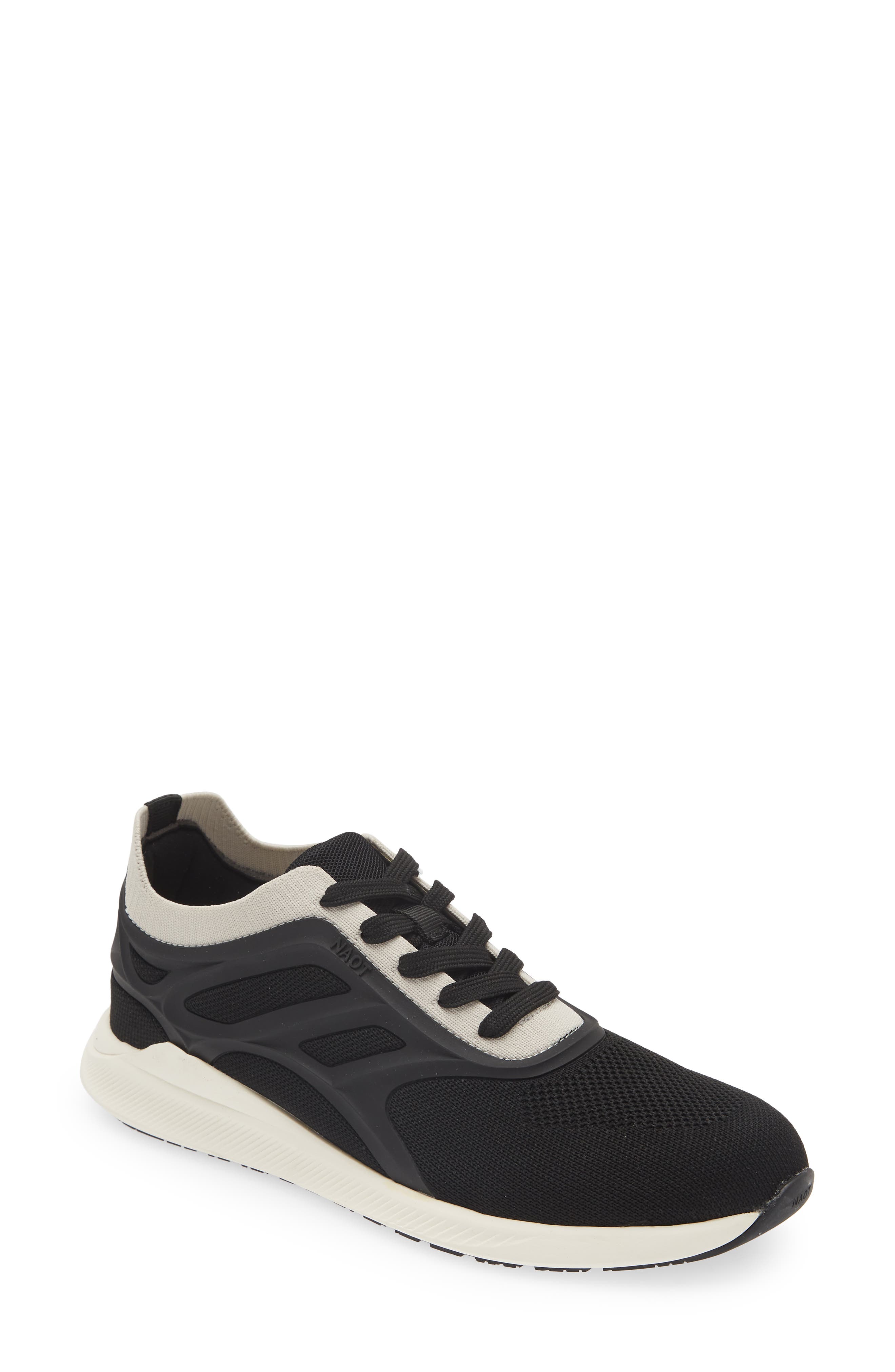 Naot Krypton Sneaker In Black/grey Knit