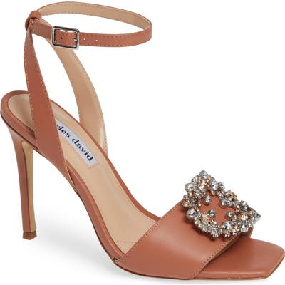 Charles David Vanity Crystal Embellished Sandal, Pink