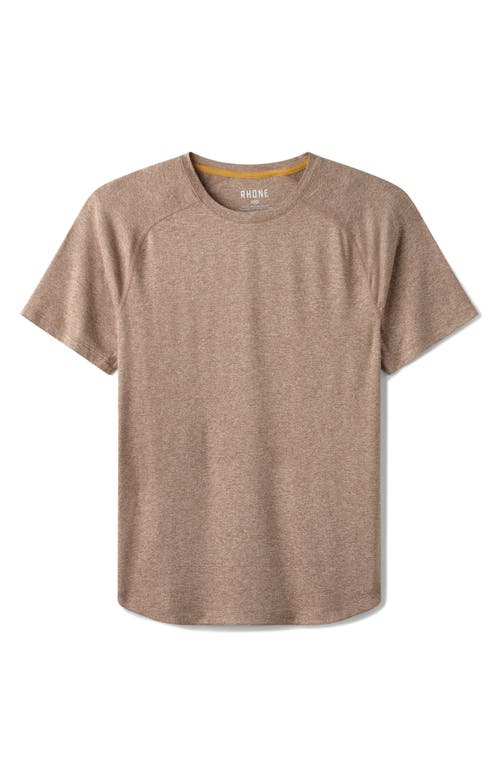 Shop Rhone Atmosphere Performance T-shirt In Savannah Tan/chocolate Chip