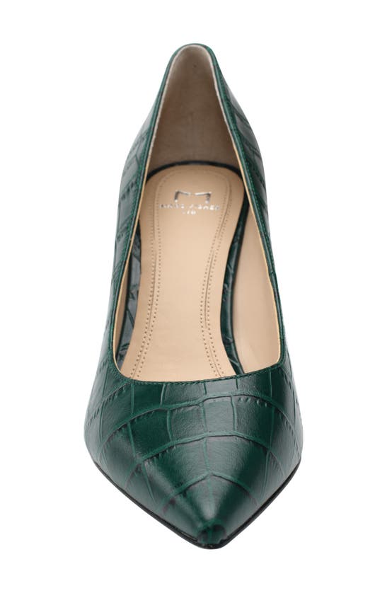 Marc Fisher Ltd Zala Block Heel Pump In Dark Green