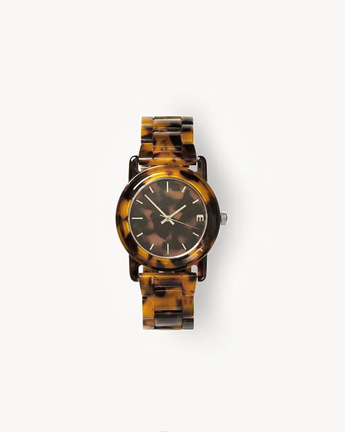 Shop Machete Mono Watch In Classic Tortoise