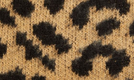 long leopard jacquard cardigan
