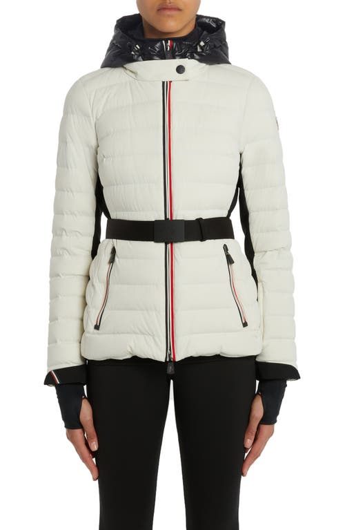 Moncler Grenoble Bruche Technical Poplin Down Jacket in White at Nordstrom, Size 3