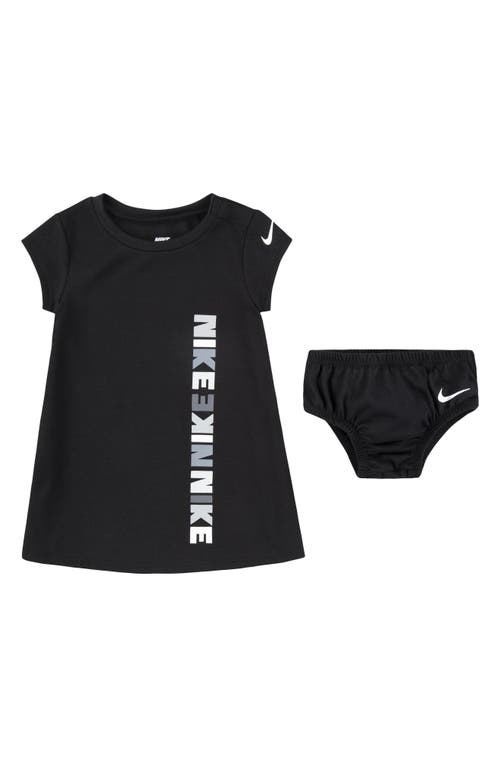 Nike Knit T-Shirt Dress in Black