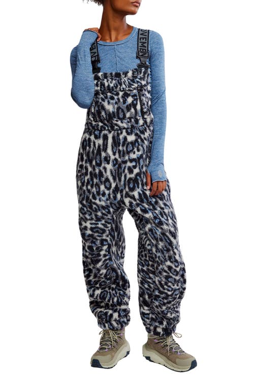 FREE PEOPLE FREE PEOPLE HIT THE SLOPES FLEECE OVERALLS