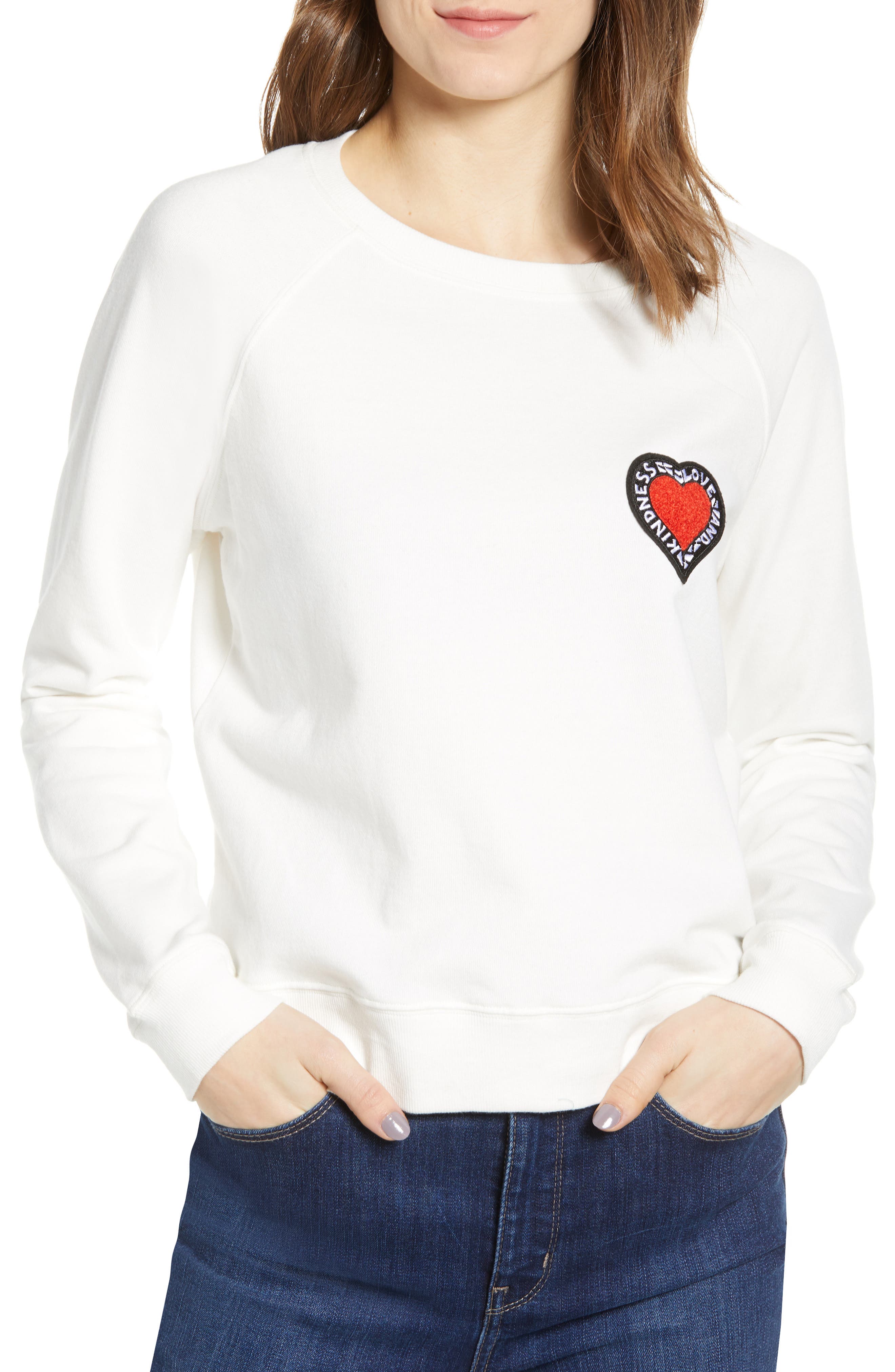 rebecca minkoff love sweatshirt