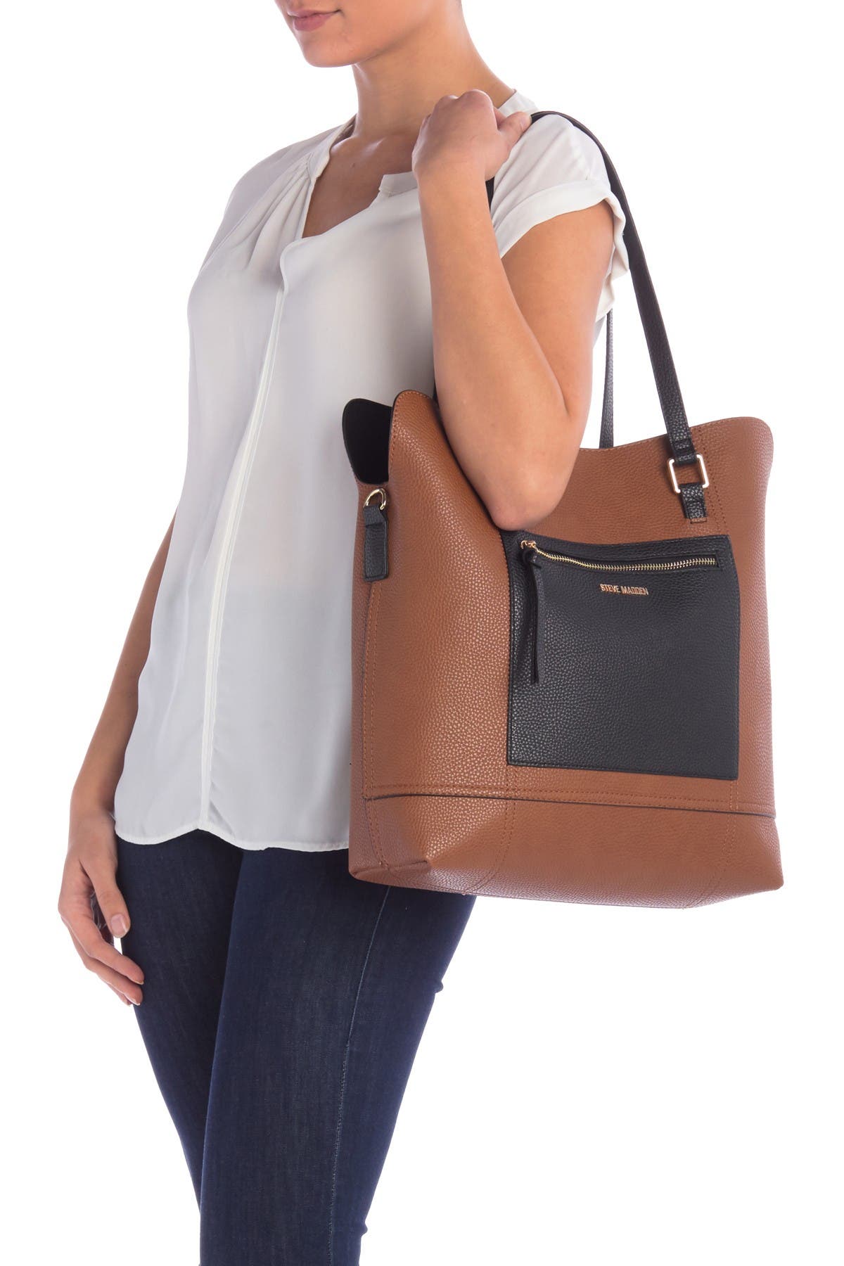 steve madden trevor work tote bag