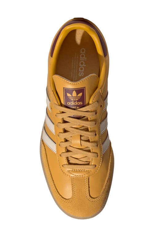 Shop Adidas Originals Adidas Kids' Gazelle Low Top Sneaker In Yellow/white/gold