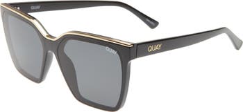 Quay Level Up 51mm Gradient Polarized Square Sunglasses Dark Monstera/ Smoke Polarized