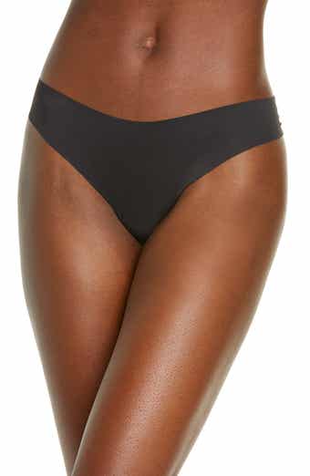 SKIMS Fits Everybody Dipped Front Thong Color Onyx Size XL Style  PN-DTH-2027 NWT