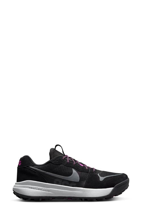 Shop Nike Acg Lowcate Hiking Sneaker In Black/cool Grey/black