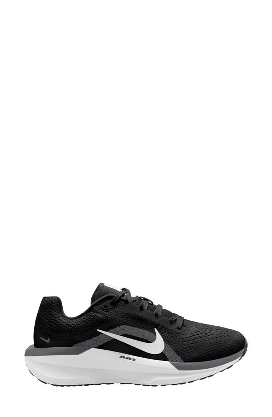 Shop Nike Air Winflo 11 Running Shoe In Black/ White/ Grey