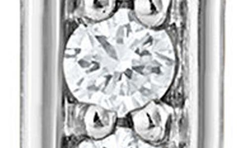 Lagos Sterling Silver Caviar Spark Diamond Drop Earrings In Silver/diamond