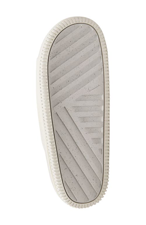 Shop Nike Calm Slide Sandal In Sail/sail