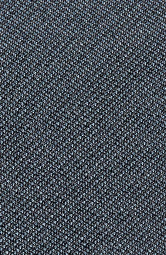 Shop Tom Ford Solid Diagonal Weave Mulberry Silk Tie In Avian Blue