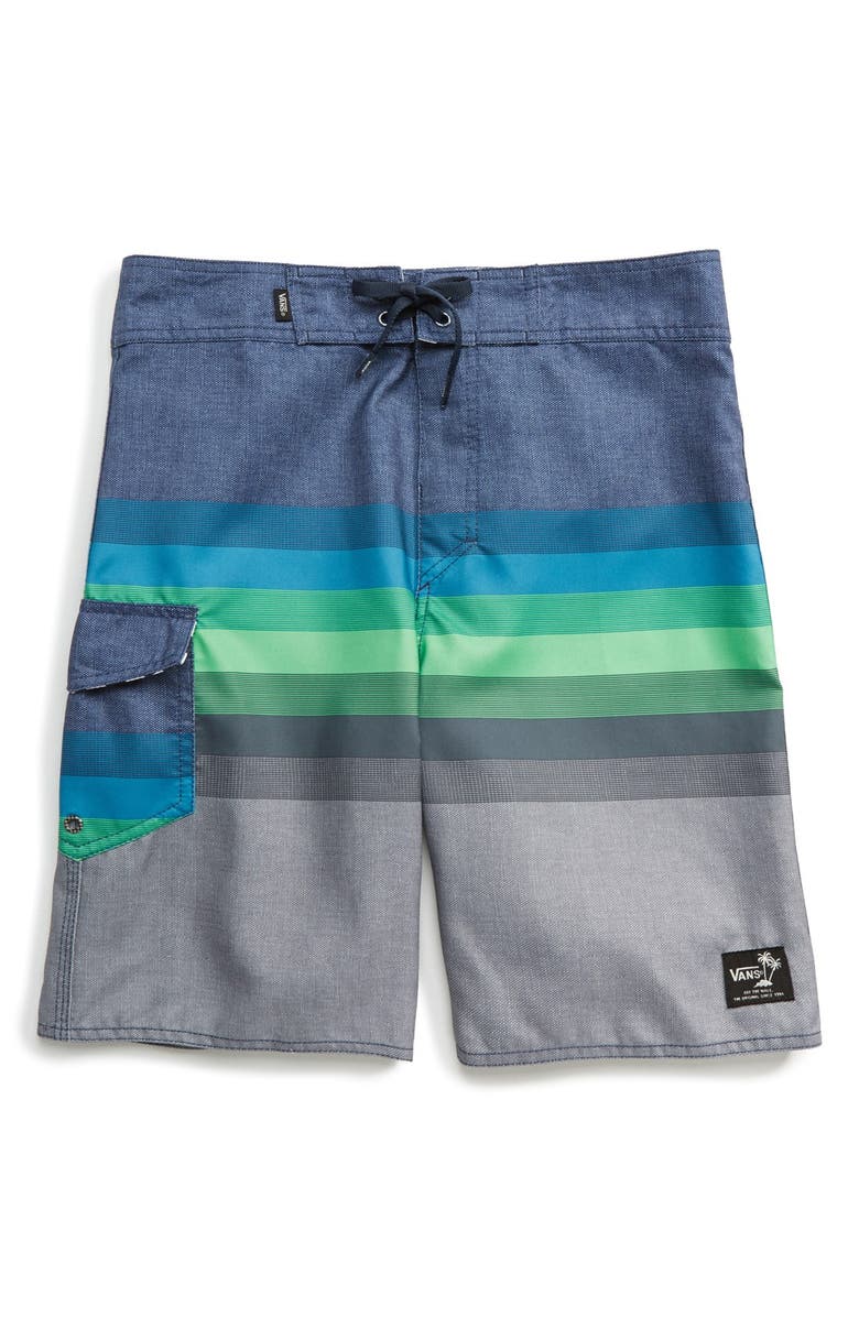Vans 'Retina' Stripe Board Shorts (Big Boys) | Nordstrom