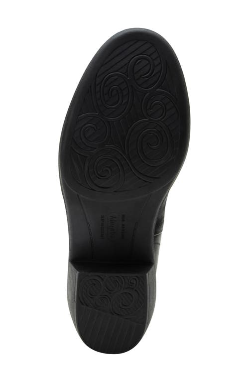 Alegria By Pg Lite Merle Ankle Bootie In Black Burnish