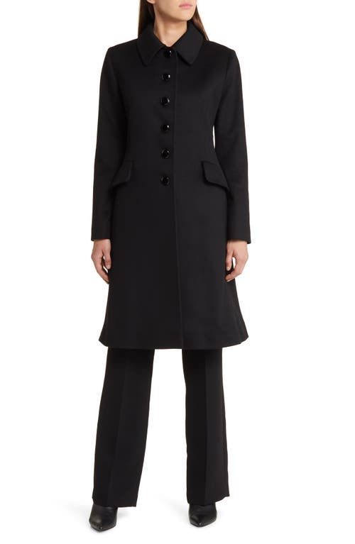 Nell Wool Coat in Black