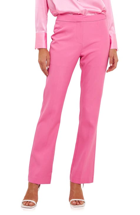 MISS ME Girl's Pink Denim Capri Pants Jeans with Crystal Embellished Pockets