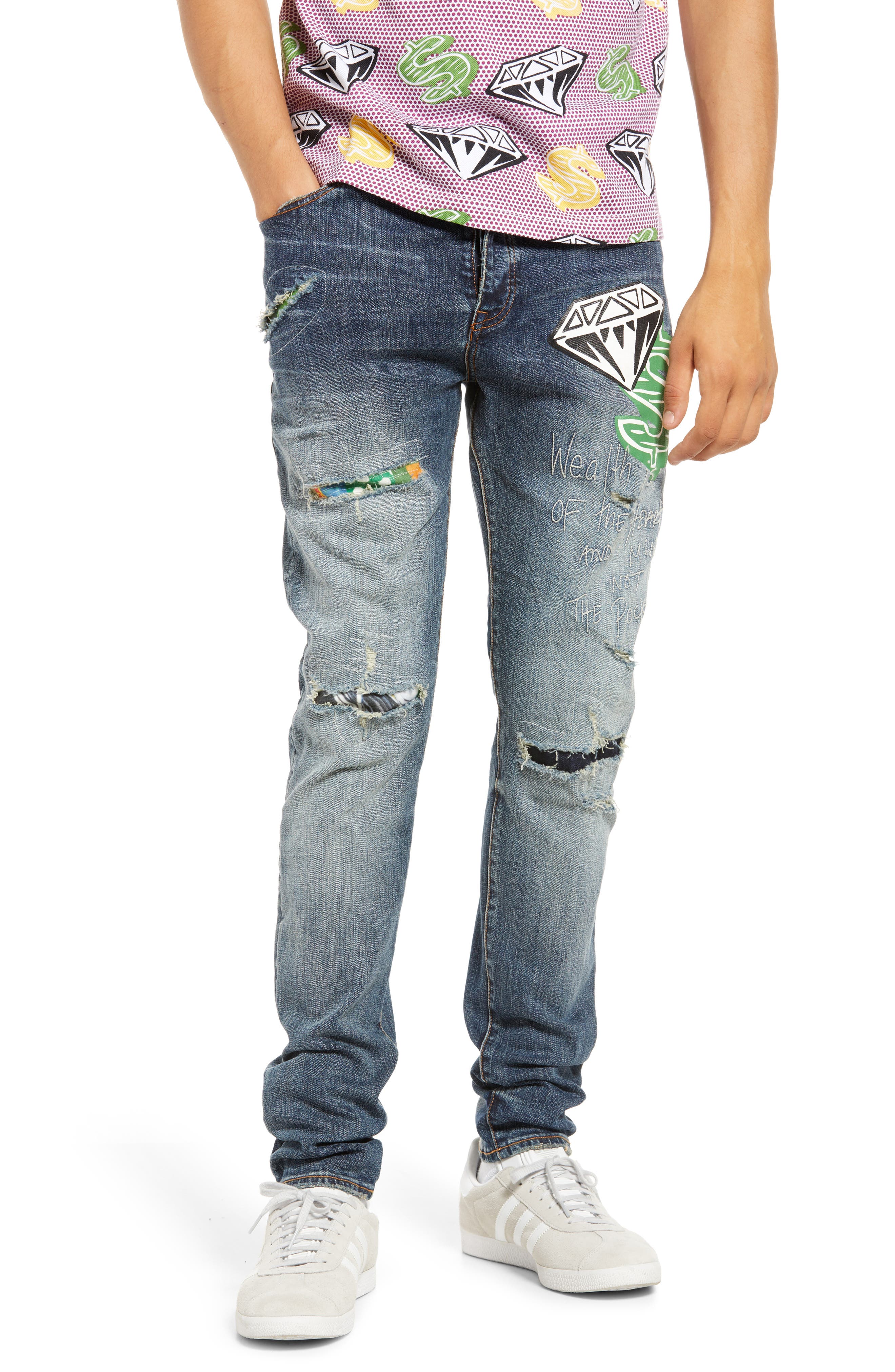 Billionaire Boys Club BB Universe Jeans in Crater at Nordstrom, Size 34