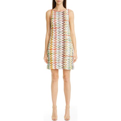 Missoni Multicolor Sleeveless Sweater Dress, US / 46 IT - Ivory
