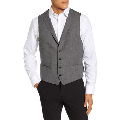 Boss Novan/weste Solid Wool Vest, Grey