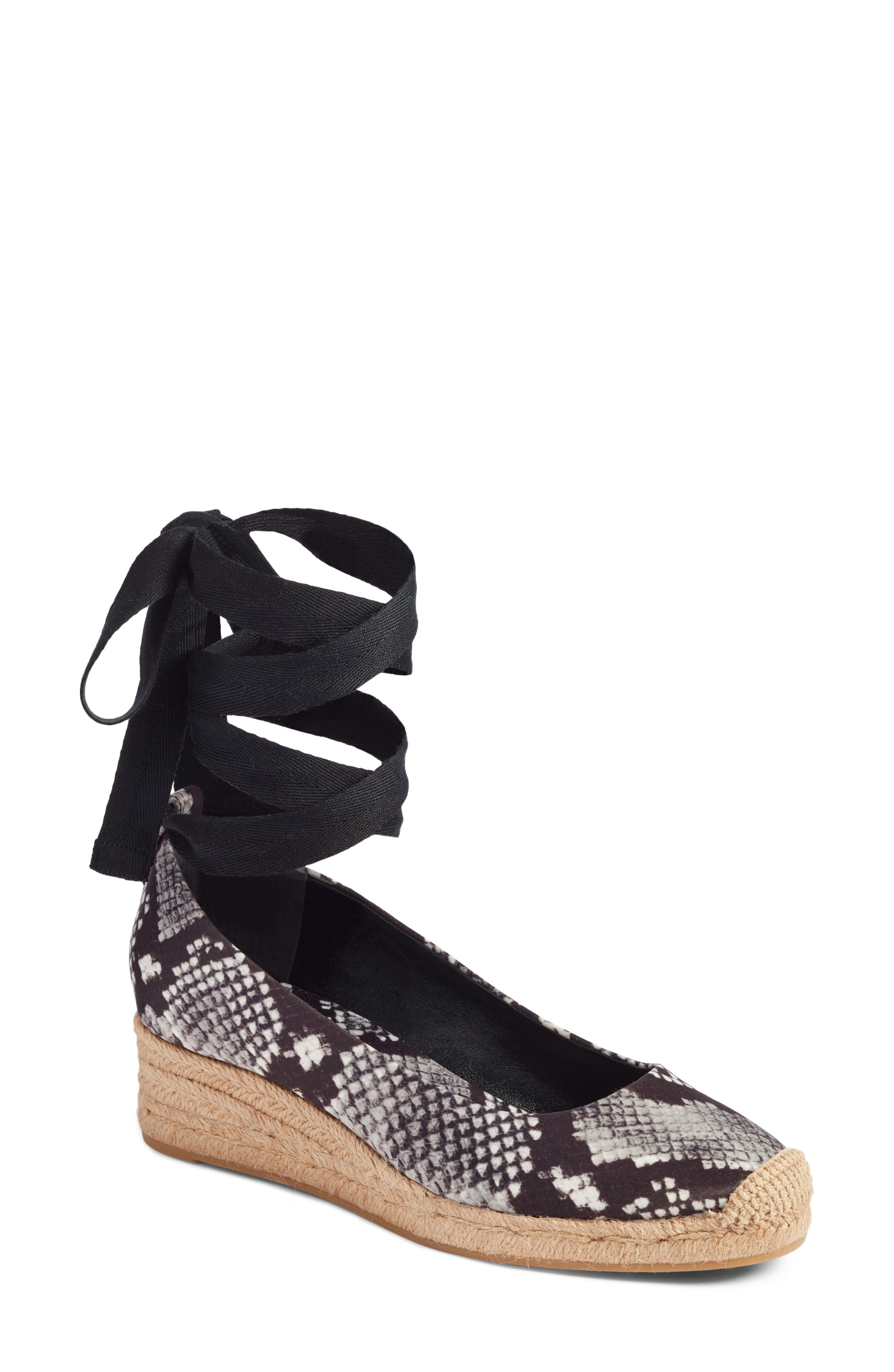 Heather Ankle Wrap Espadrille Wedge 