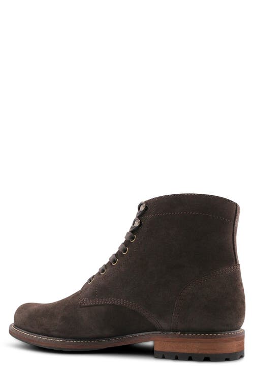 Shop Blake Mckay Axel Combat Boot In Brown Suede