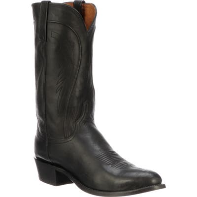 Lucchese Bart Cowboy Boot, Black
