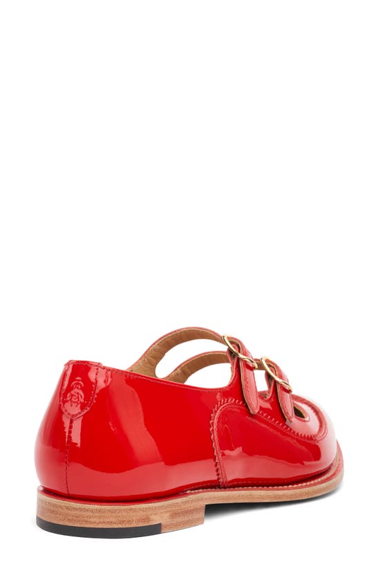 Shop The Office Of Angela Scott Miss Margo Mary Jane Flat In Candy Apple