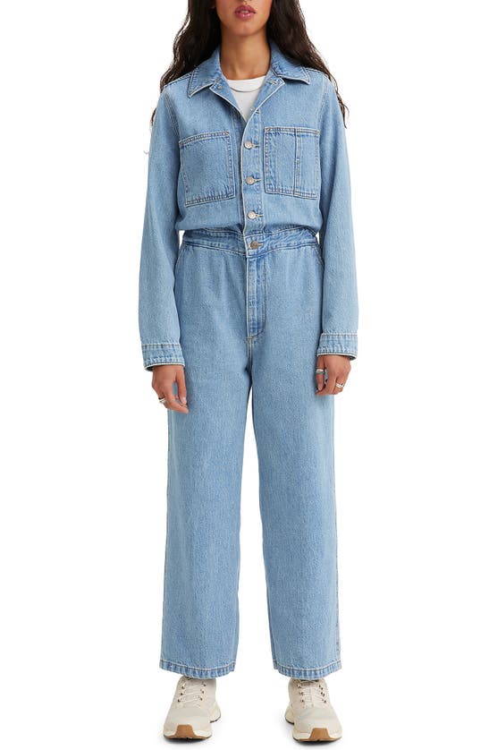 Levi's® Iconic Long Sleeve Denim Jumpsuit In More Money More Problems