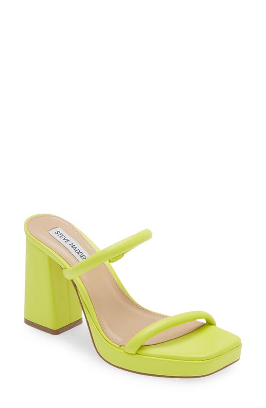 Steve Madden Women's Polly Square Toe High Heel Platform Sandals In ...