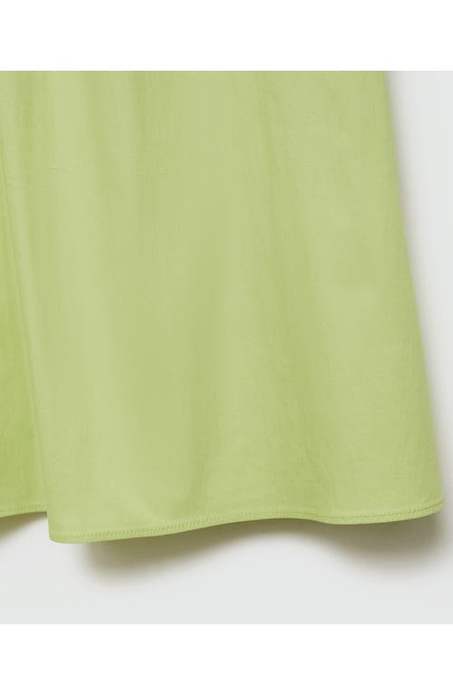 Shop Mango Flared Skirt In Pastel Green