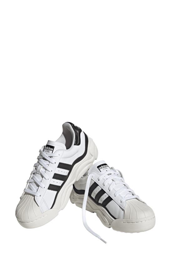 título tubo respirador formación Adidas Originals Superstar Leather Sneakers In White/ Black/ Cloud White |  ModeSens