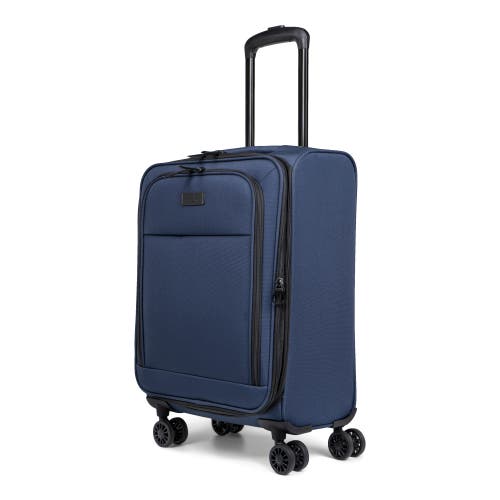 Shop Bugatti Reborn Soft Side Carry-on Luggage With Expansion In Navy