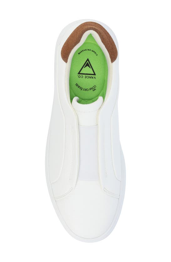 Vance Co. Matteo Tru Comfort Low Top Sneaker In White