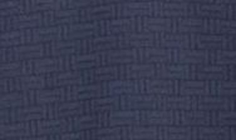 Shop Johnston & Murphy Jacquard Pima Cotton Blend Polo In Navy