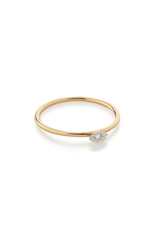 Monica Vinader 14K Gold Marquise Diamond Stacking Ring 14Kt Solid at Nordstrom,