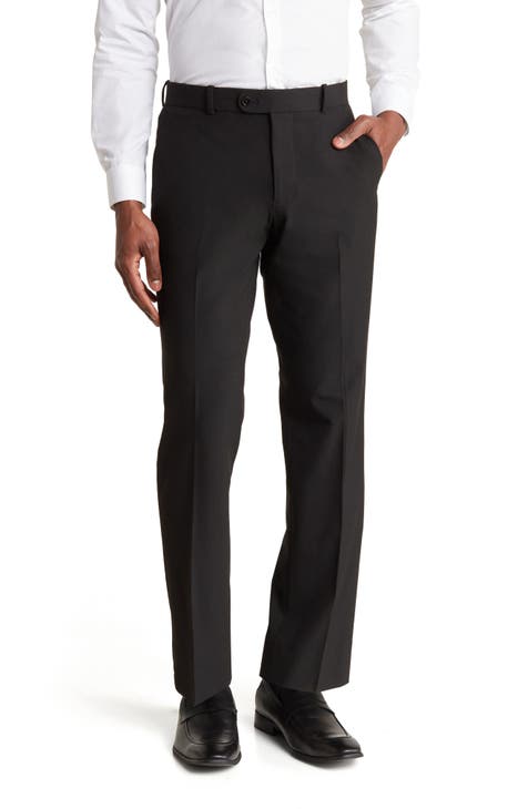 Van Heusen Men's Flex Flat Front Straight Fit Pant, Black, 29W x 30L :  : Clothing, Shoes & Accessories