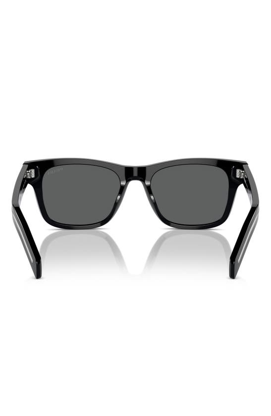 Prada Pantos Acetate Sunglasses With Unique Temple Design In Black
