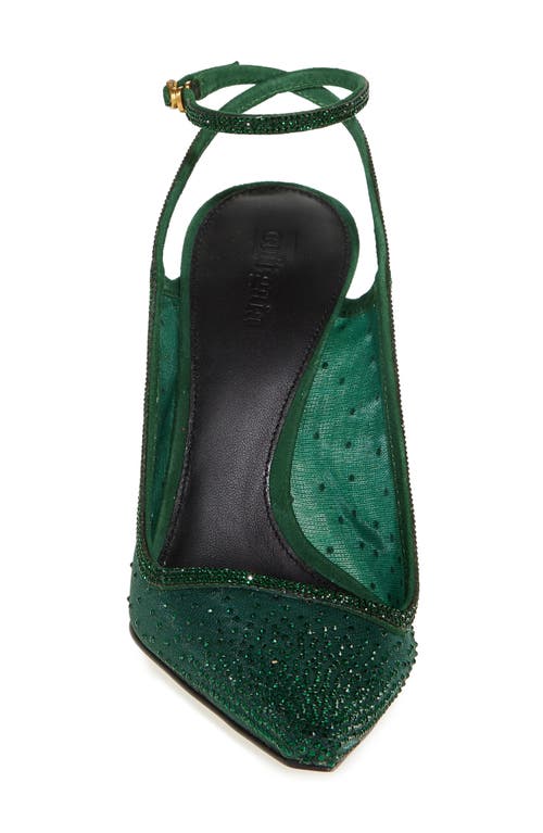 Shop Cult Gaia Diya Pointed Toe Pump In Malachite