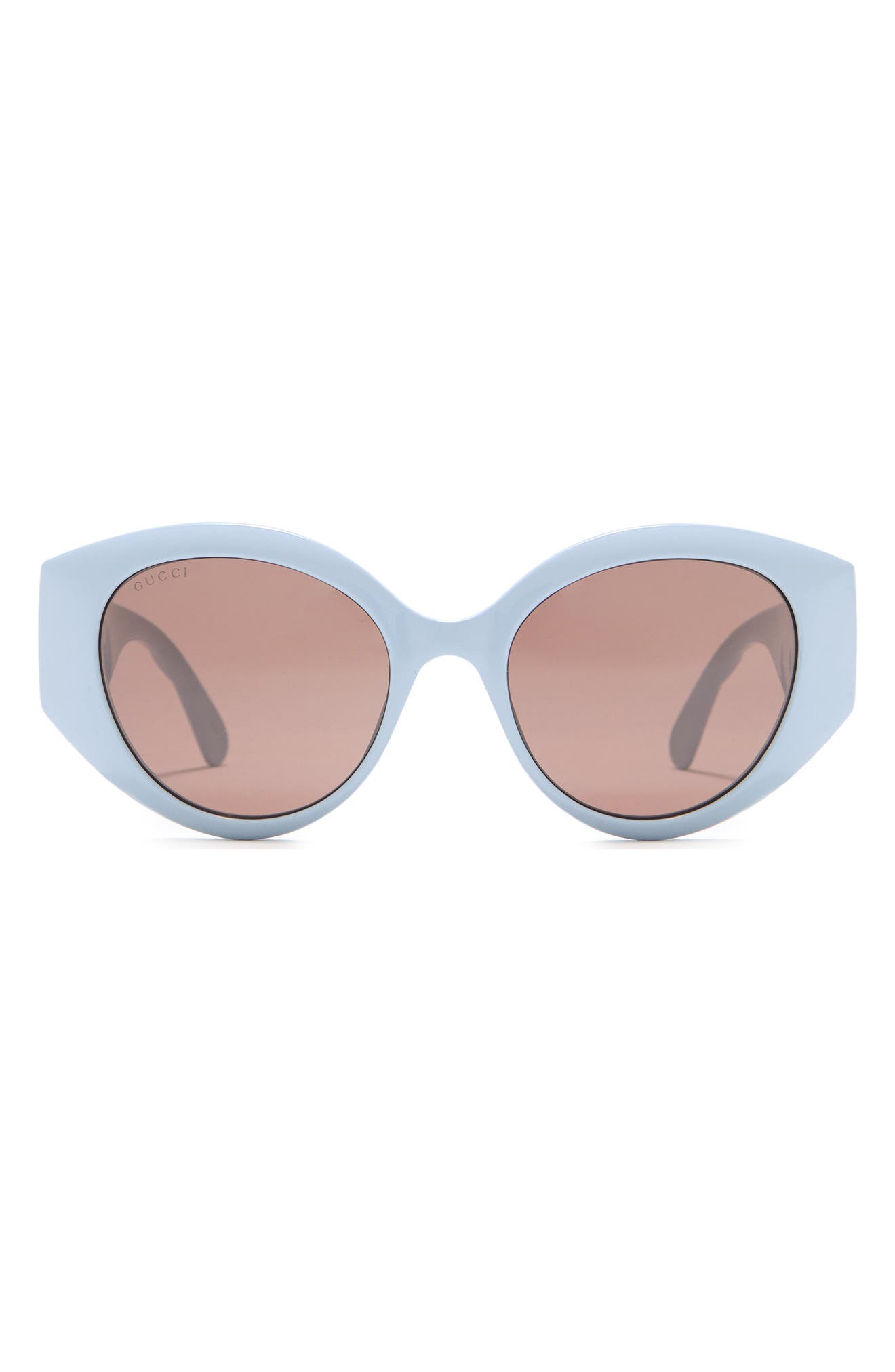 gucci 52mm oval sunglasses