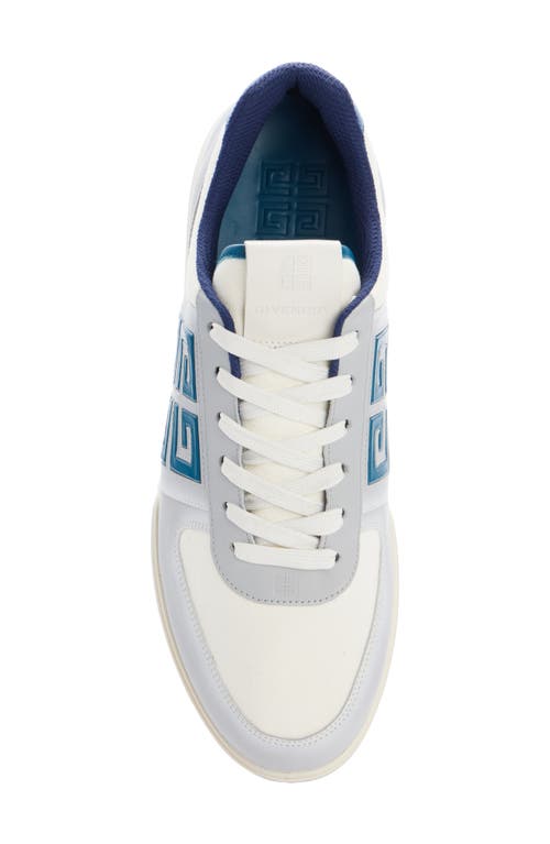 Shop Givenchy G4 Low Top Sneaker In White/blue