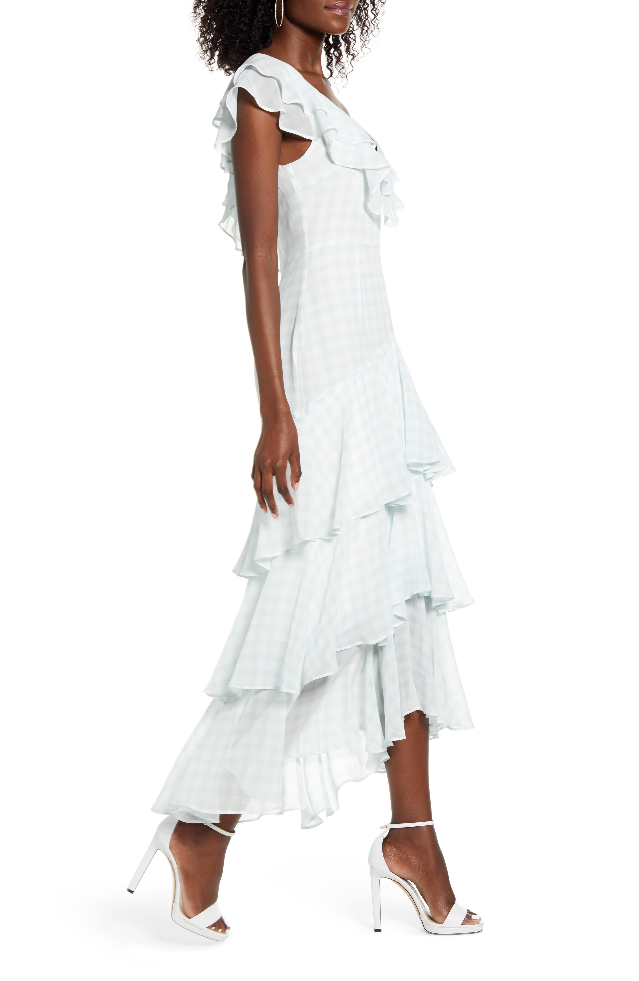 Wayf Chelsea Tiered Ruffle Maxi Dress Hautelook