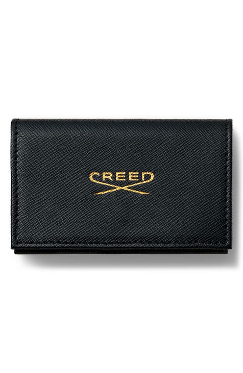 Black Leather Wallet Fragrance Set USD $195 Value