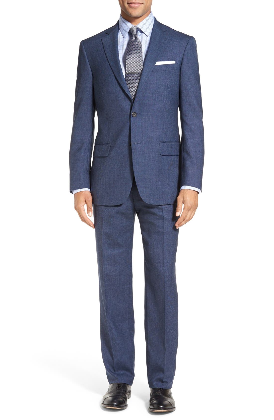 Hart Schaffner Marx Classic Fit Solid Wool Suit Nordstrom