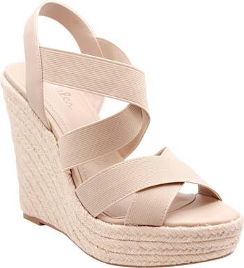Charles by Charles David Alyce Faux Leather Wedge Sandal Women
