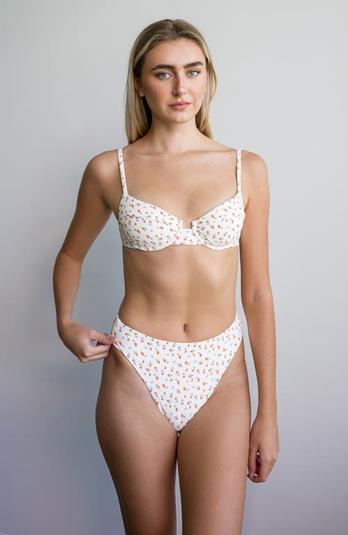 Dippin Daisys Gigi Underwire Bikini Top In Shortcake