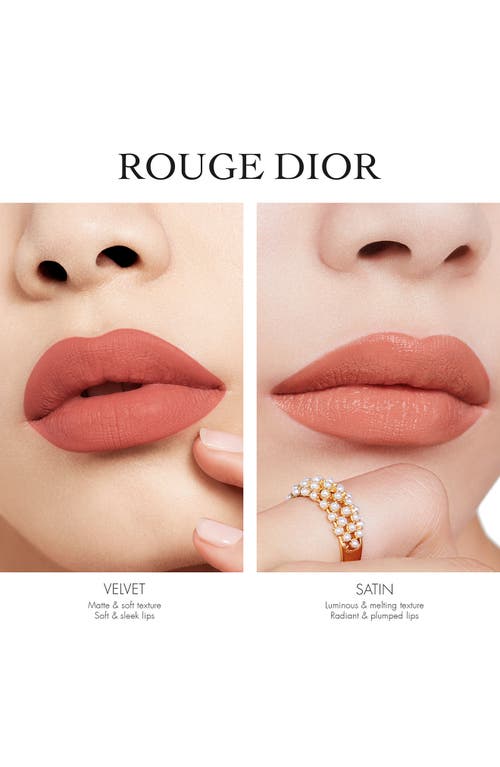 Dior Rouge Refillable Lipstick In 600 Velvet